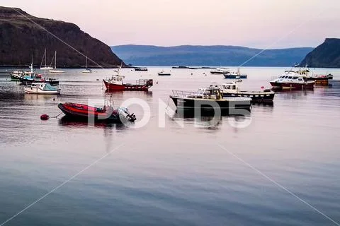 Lovely boats in Scotland Stock Photos