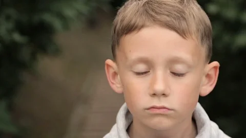 Lovely boy, portrait Stock Footage 76779084