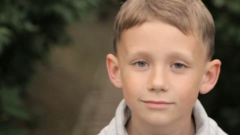 Lovely boy, portrait 스톡 동영상 76779471