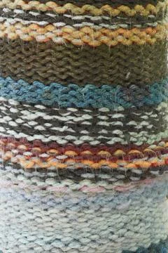 A lovely closeup-up wool pattern that creates an illusion of art. Foto stock