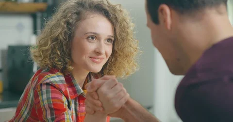 Lovely couple having fun Stock Footage 114120411