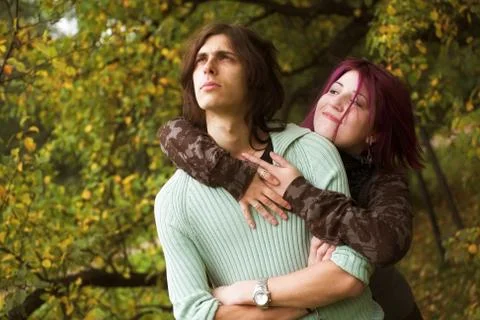 Lovely couple Stock Photos