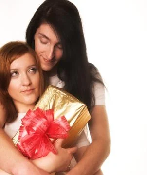Lovely couple Stock Photos