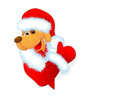 Lovely dog Illustrazione stock