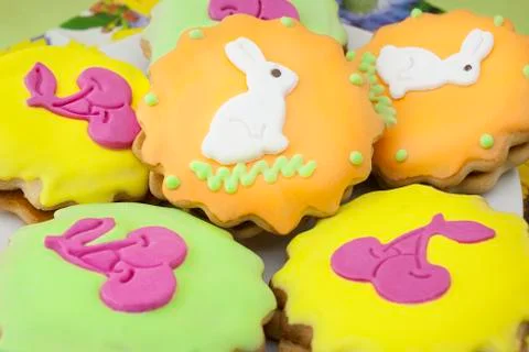 Lovely easter cookie Foto stock