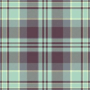 Lovely fabric seamless vector, king tartan background textile. Aged pattern.. 库存插图