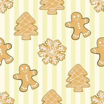 Lovely festive Christmas elements background wallpaper and icon Stock Illustration