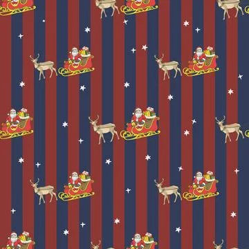 Lovely festive Christmas elements background wallpaper and icon Stock Illustration