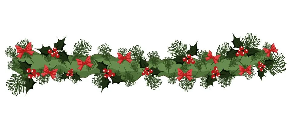 Lovely festive Christmas elements background wallpaper and icon Stockillustratie