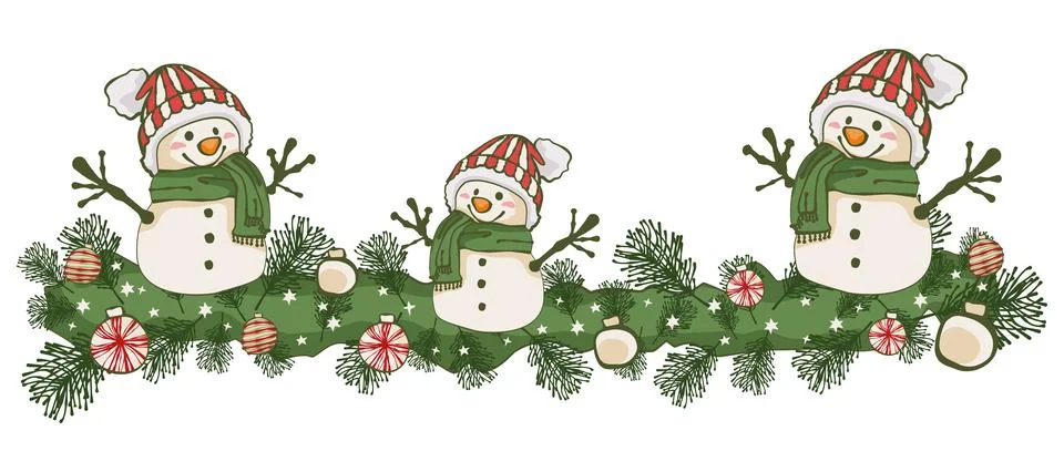 Lovely festive Christmas elements background wallpaper and icon Иллюстрация