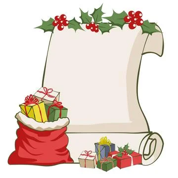 Lovely festive Christmas elements background wallpaper and icon Stockillustratie
