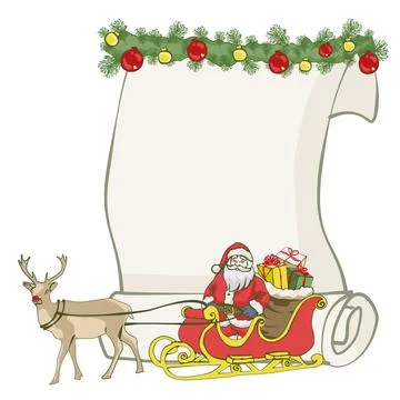 Lovely festive Christmas elements background wallpaper and icon Stockillustratie