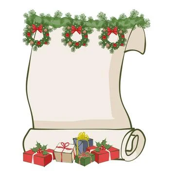 Lovely festive Christmas elements background wallpaper and icon Stockillustratie