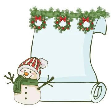 Lovely festive Christmas elements background wallpaper and icon Stockillustratie