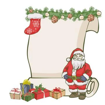 Lovely festive Christmas elements background wallpaper and icon イラスト素材