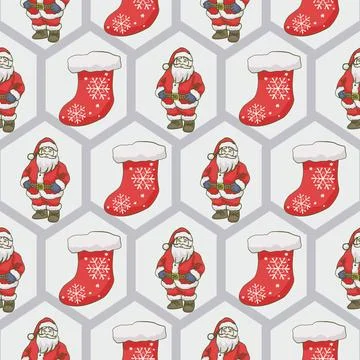 Lovely festive Christmas elements background wallpaper and icon 스톡 일러스트