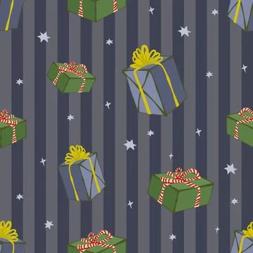 Lovely festive Christmas elements background wallpaper and icon Stock Illustration