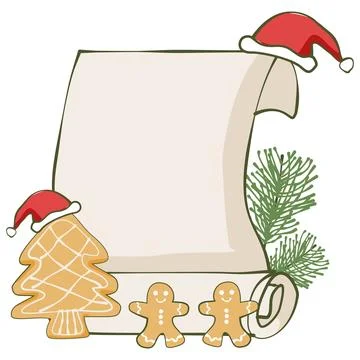 Lovely festive Christmas elements background wallpaper and icon Stock Illustration