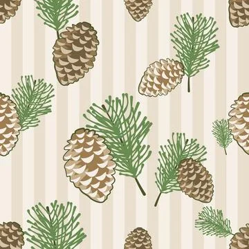 Lovely festive Christmas elements background wallpaper and icon Stock Illustration