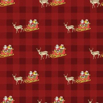 Lovely festive Christmas elements background wallpaper and icon Stock Illustration