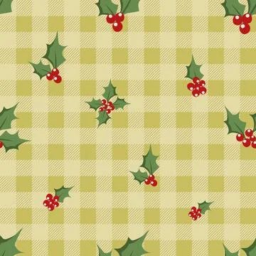 Lovely festive Christmas elements background wallpaper and icon Stock Illustration