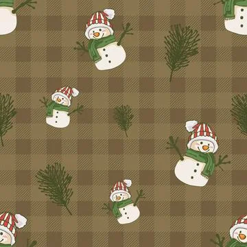 Lovely festive Christmas elements background wallpaper and icon Stock Illustration