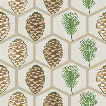 Lovely festive Christmas elements background wallpaper and icon Stock Illustration