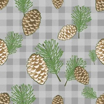 Lovely festive Christmas elements background wallpaper and icon Stock Illustration