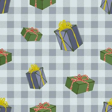 Lovely festive Christmas elements background wallpaper and icon Stock Illustration