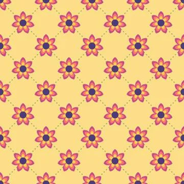 Lovely flower pattern Stock Illustration