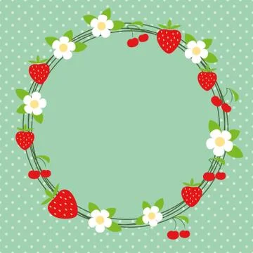 Lovely frame background Stock Illustration