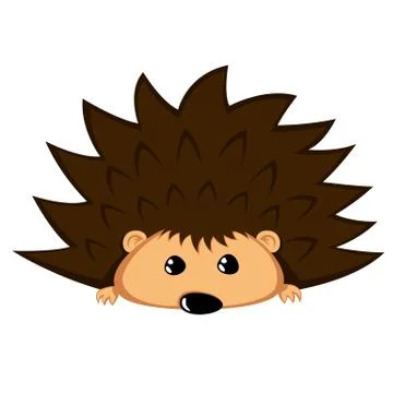 Lovely hedgehog Stock Illustration