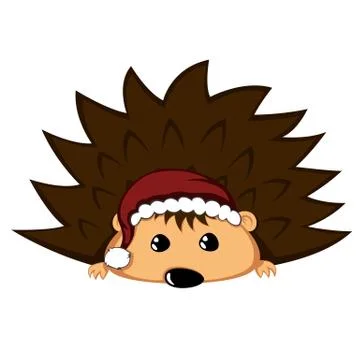 Lovely hedgehog Stock Illustration