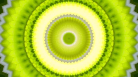 Lovely kaleidoscopic circle pattern like kiwi fruit. Видео 42846559