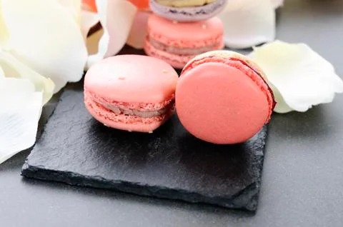 Lovely macarons Foto stock