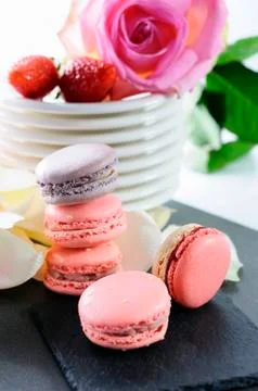 Lovely macarons Foto stock