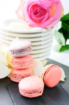 Lovely macarons Stock Photos
