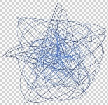 Lovely mathematical drawing pattern isolated PNG with transparent background Stock Photos