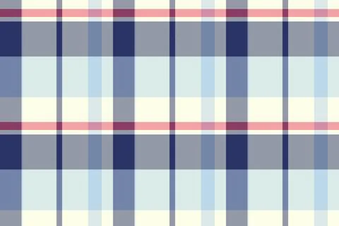 Lovely plaid background vector, fall fabric check texture. Us seamless tart.. Illustrazione stock