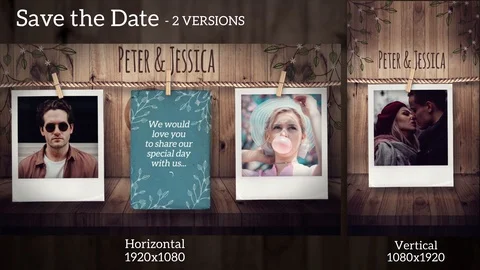 Lovely Save The Date Stock After Effects