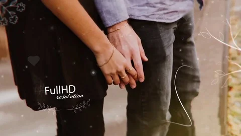 Lovely Slideshow After Effects stock