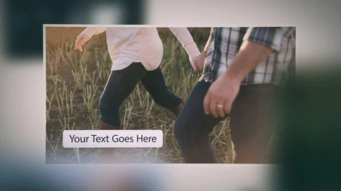 Lovely Slideshow 库存 After Effects