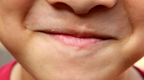 Lovely smile of a child Video stock 32507364