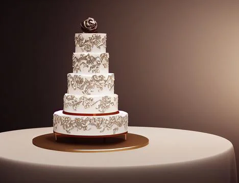 Lovely Wedding Cake イラスト素材