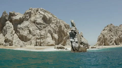 Lover's Beach, Los Cabos Stock Footage 45520124