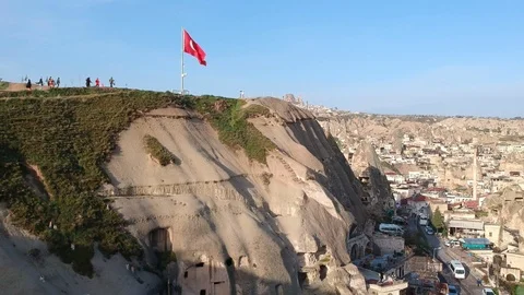  LOVER'S HILL SUNSET in cappadocia 動画素材 124593938