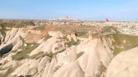  LOVER'S HILL SUNSET in cappadocia 動画素材 124597061