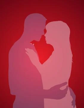 Lovers Stock Illustration