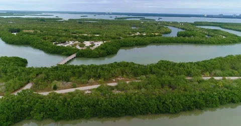 Lovers Key State Park Black Island, Inner and Long Key Florida USA Stock Footage 77024306