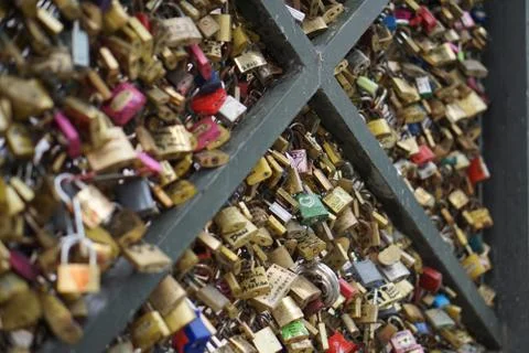 Lover's Locks Foto stock